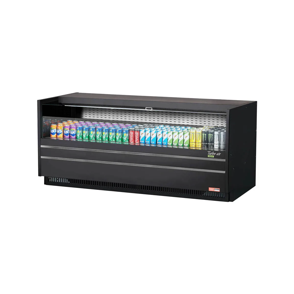 Turbo Air TOM-72UC-W(B)-N 72" Drop In Open Refrigerated Deli Display Case
