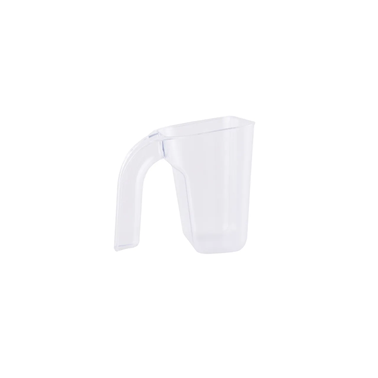 CAC China IBIN-613SCP Scoop, 2.5 Cups, Plastic, Flat Bottom, 13-20 oz - Each