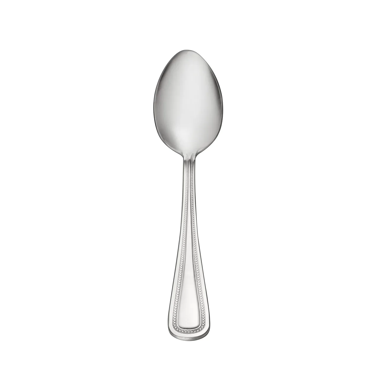 CAC China 3008-03 Black Pearl Dinner Spoon, 7-3/8" 18/0 Stainless Steel - 1 Dozen
