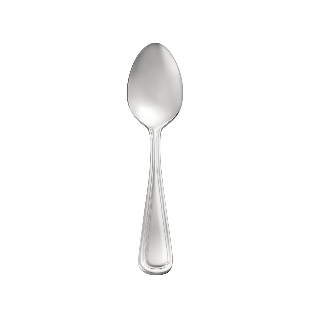CAC China 8002-01 Elite Teaspoon, 6-1/8" Length, Extra Heavy Weight, 18/8 Stainless Steel - 1 Dozen