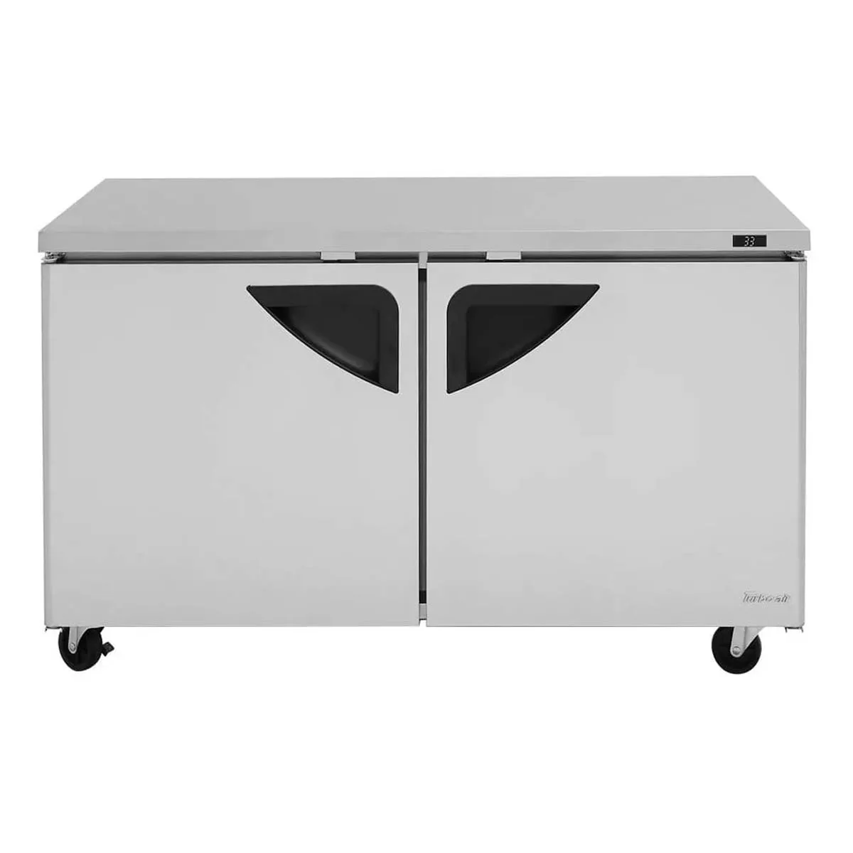Turbo Air TUF-60SD-N 60" 2-Door Undercounter Freezer, Stainless Steel, 17 cu. ft.