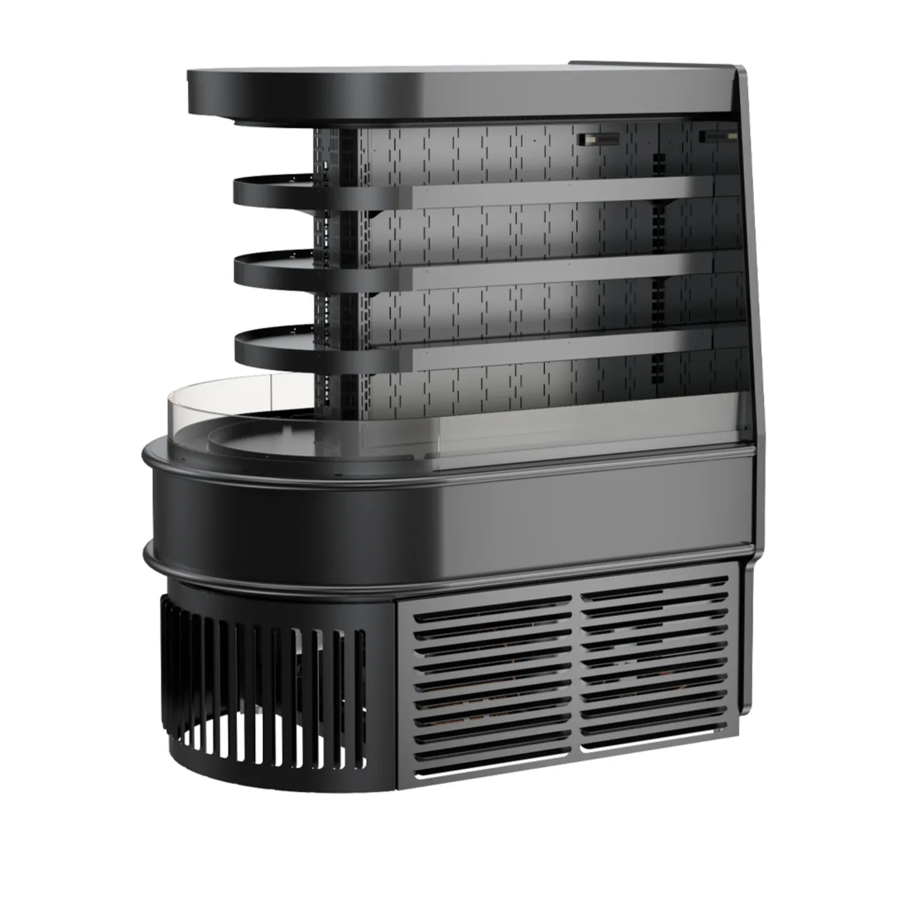 Structural Concepts FSE460R 50" Self-Service Refrigerated End Cap Case, 3 Shelves