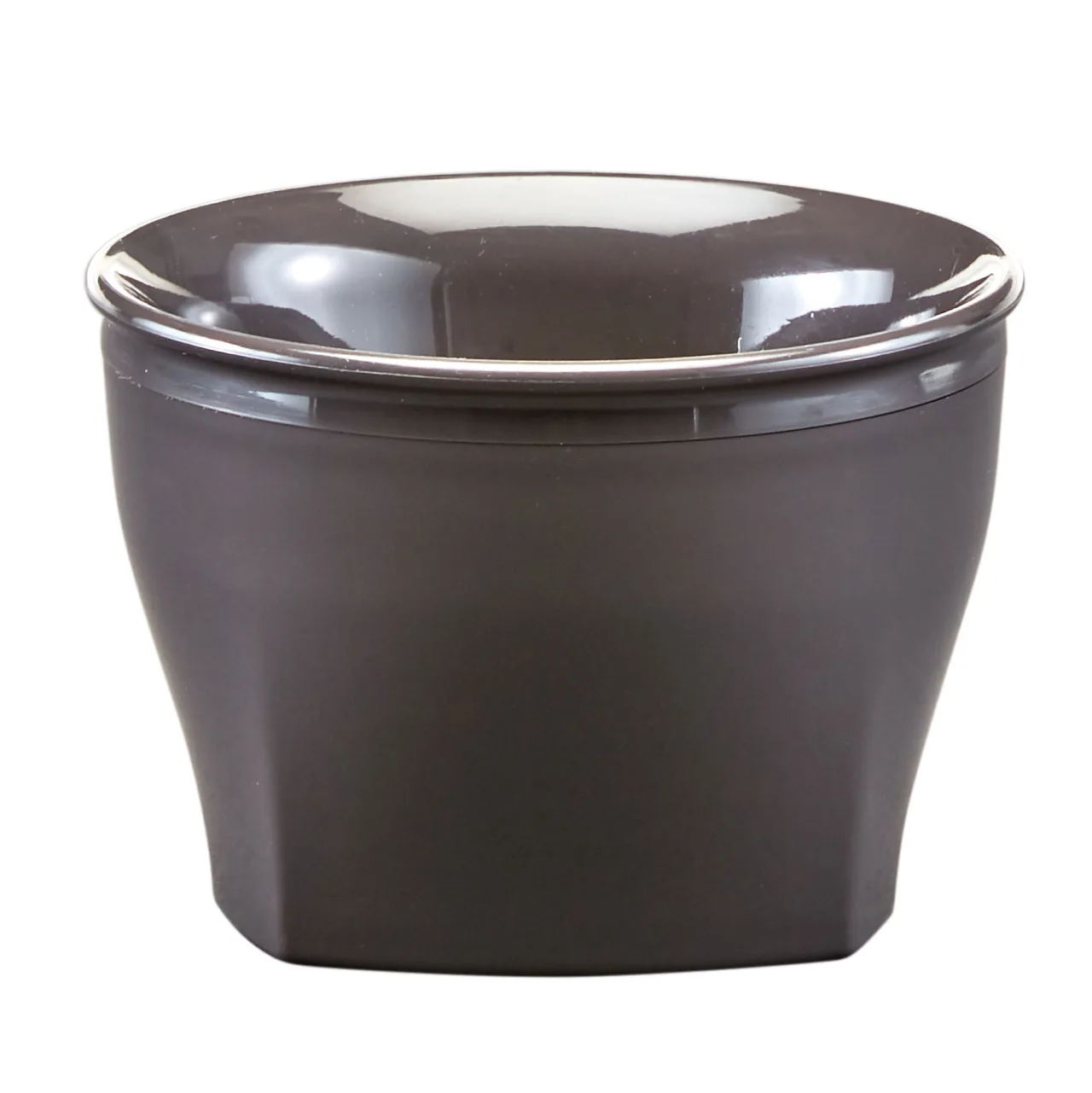 Cambro MDSHB5485 Plastic Bowl, 3-1/2" Dia x 2-2/5" H, 5 oz Capacity, Gray Smoked-Metal Polypropylene