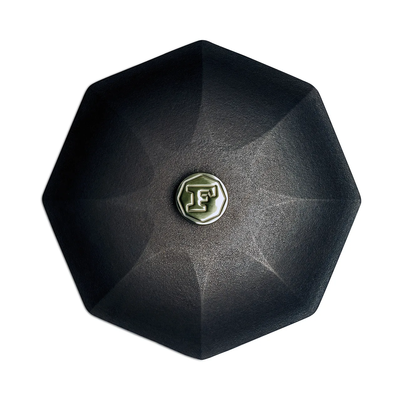 Lodge L12-10001 Finex Skillet Lid, 12" Octagonal Cast Iron, Domed Style, 11-12" Diameter