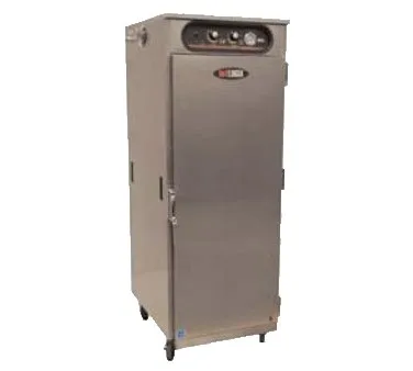 Carter-Hoffmann HL5-8 hotLOGIX 1/2-Height Heated Holding Cabinet, 1-Door, Solid Door, All Aluminum, 16x12"x20" or 8x18"x26" Pan Capacity