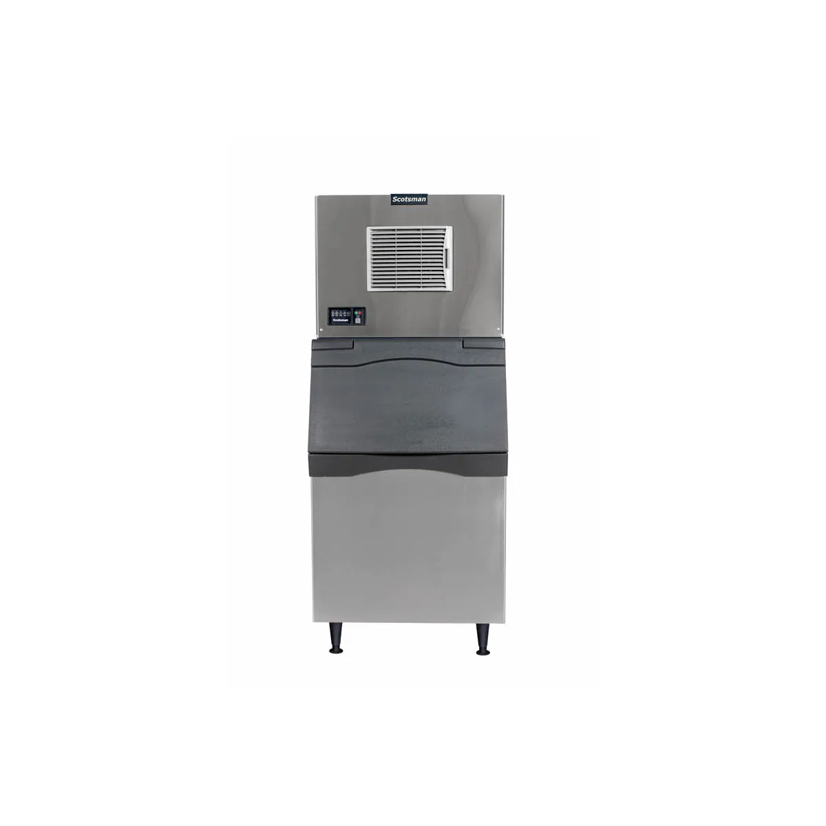 Scotsman MC0630SAX-32/B530S Air Cooled Half Cube 640 lb Ice Machine with Bin, 536 lb Stainless