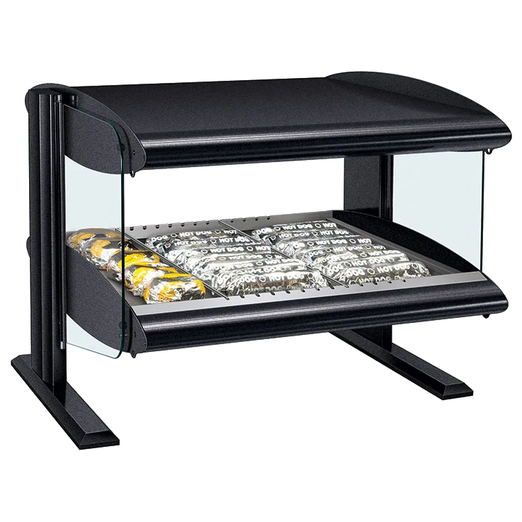 Hatco HXMH-24 Horizontal Heated Merchandiser with Led Lighting Warmer, 24" W