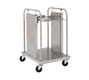 Delfield TT-1014 21" 1-Stack Open Tray Rack Dispenser for 11" x 15" Trays, Mobile