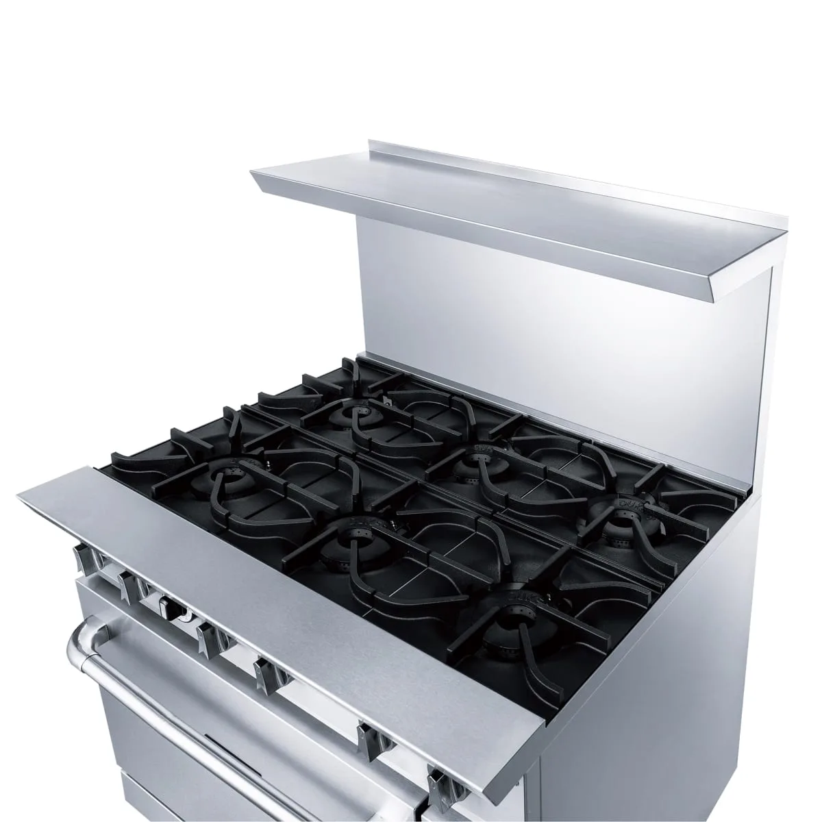 Dukers DCR36-6B 36" 6 Burners Gas Range - Standard Oven, Convertible