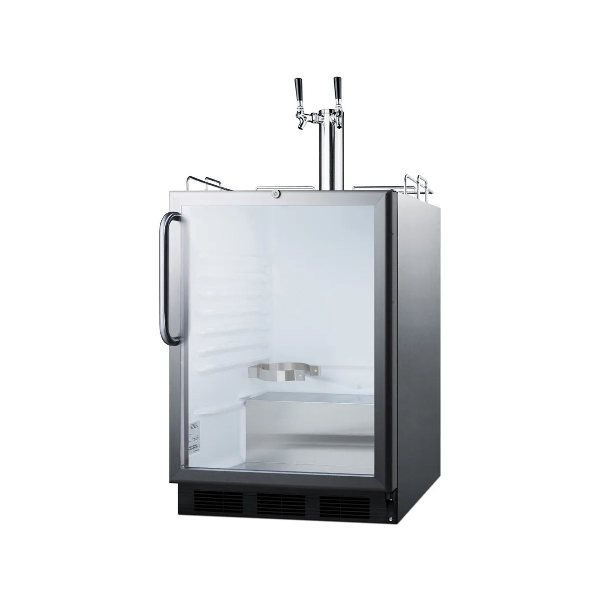 Summit SBC56GBICSSADA 24" 1 Tower Draft Beer Cooler Dispenser, 5.5 cu. ft.
