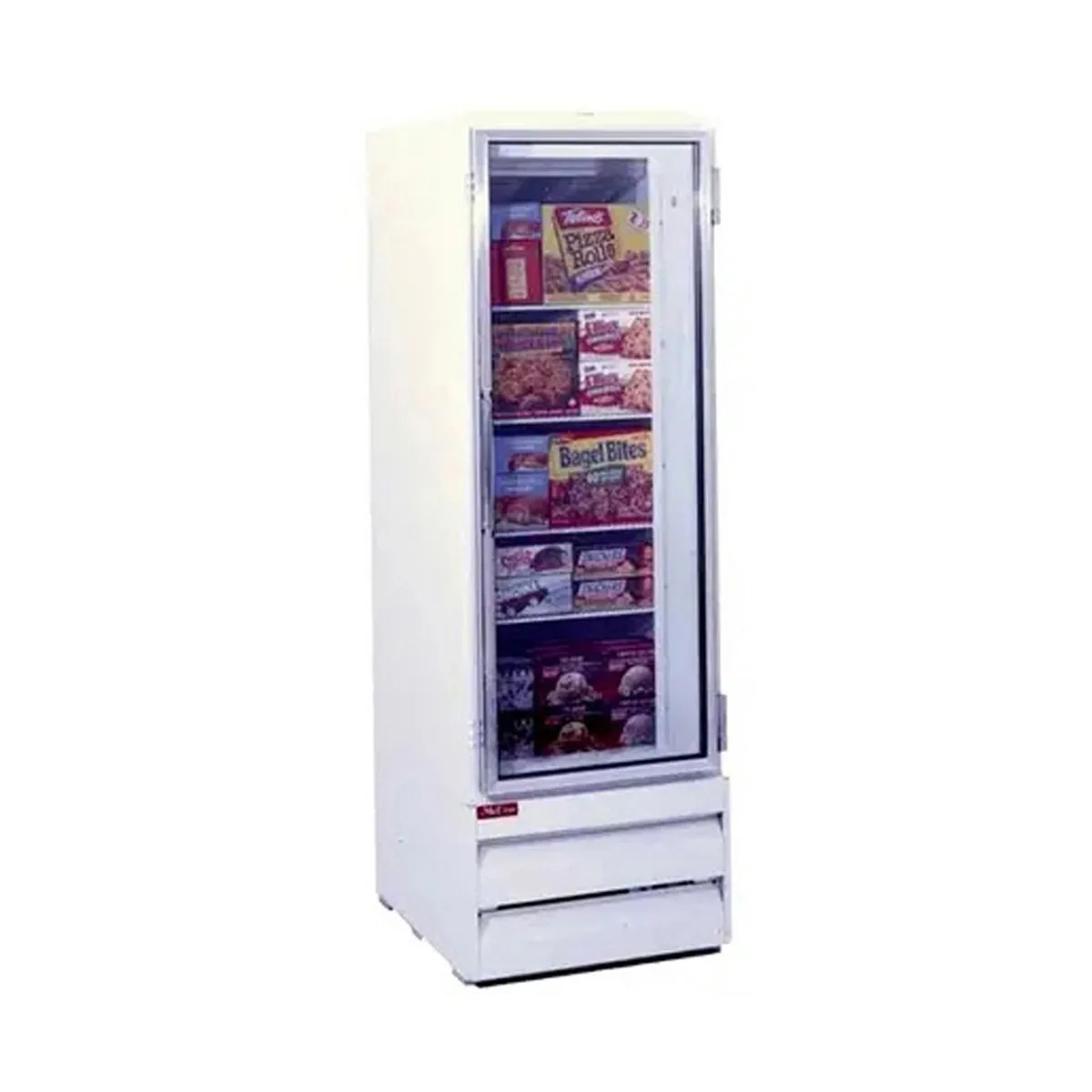 Howard-McCray GR22BM 26" 1-Section Glass Door Refrigerated Merchandiser in White, 22 cu. ft.