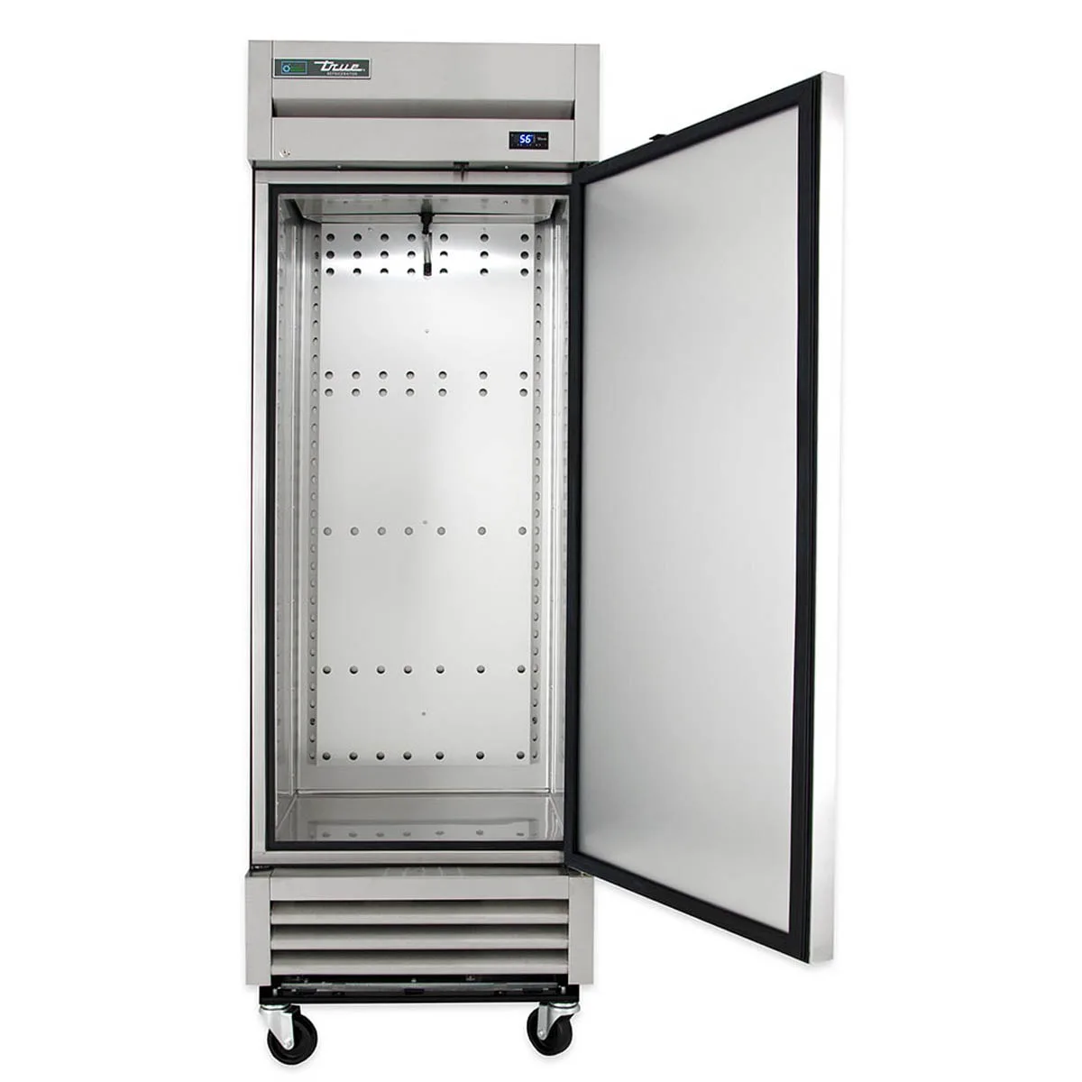 True T-19-HC 27" 1-Section Reach-In Refrigerator w/ Solid Door, Bottom Mount, Stainless Steel Front-Aluminum Sides