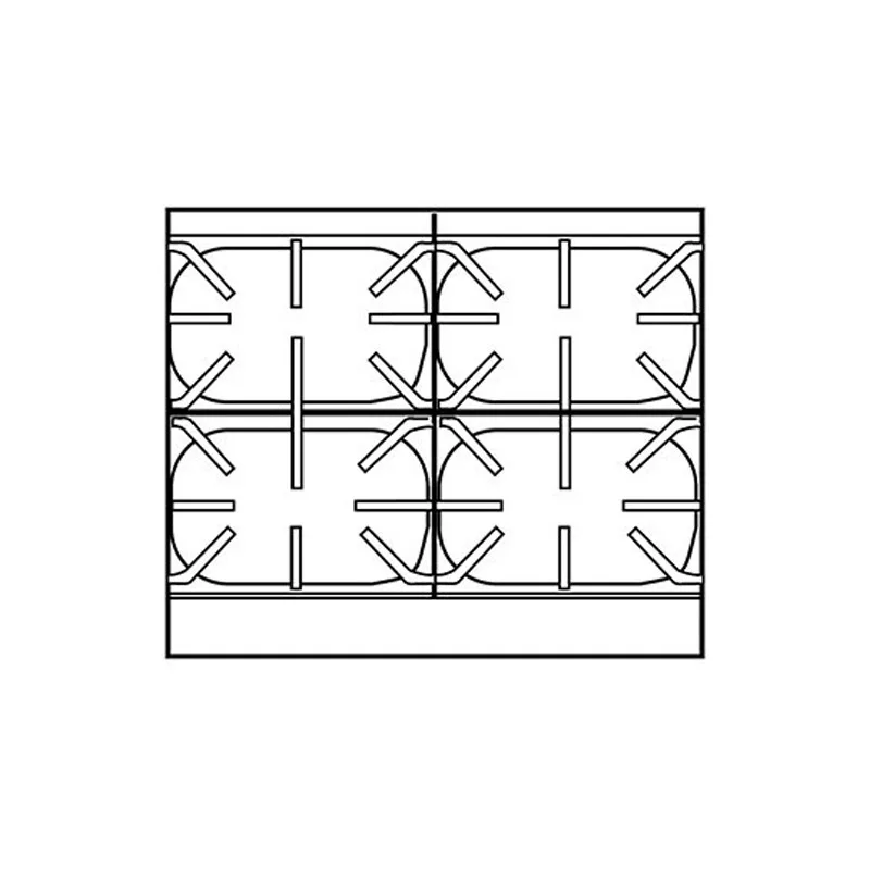 Imperial IHR-4 36" Gas Heavy Duty Range w/ (4) Open Burners, (1) Standard Oven, 200.000 BTU