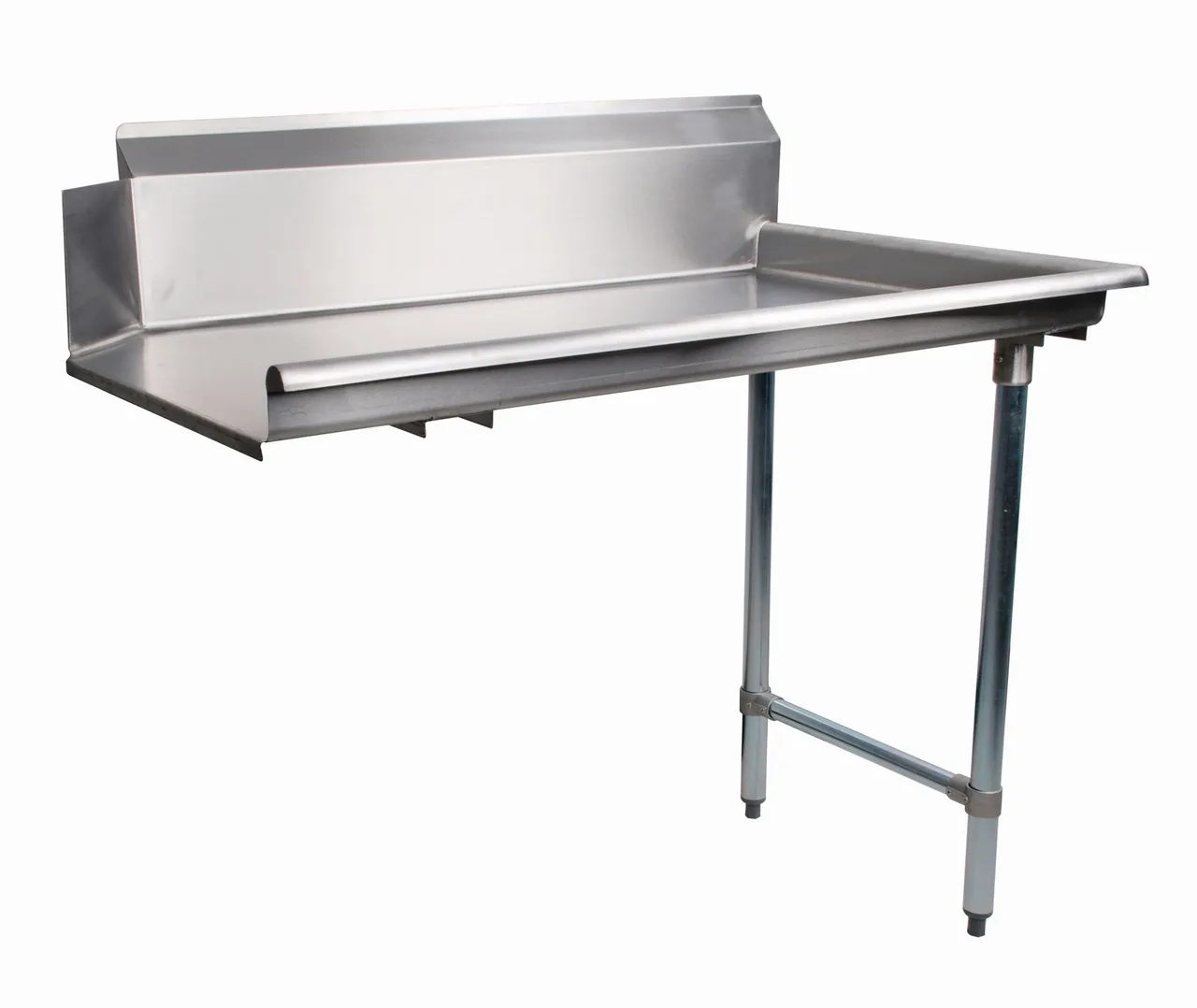 Omcan USA 47745 - 72" S.Steel Straight Dishtable, 7-1/2" Splash Height, 18 Gauge / Left to Right
