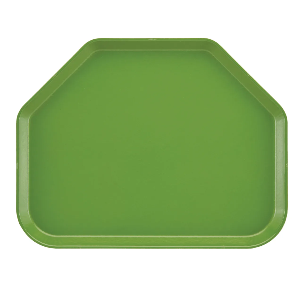 Cambro 1418TR113 Trapezoid Tray, 14" x 18", Green Fiberglass, NSF, Dishwasher‑Safe, Made in USA
