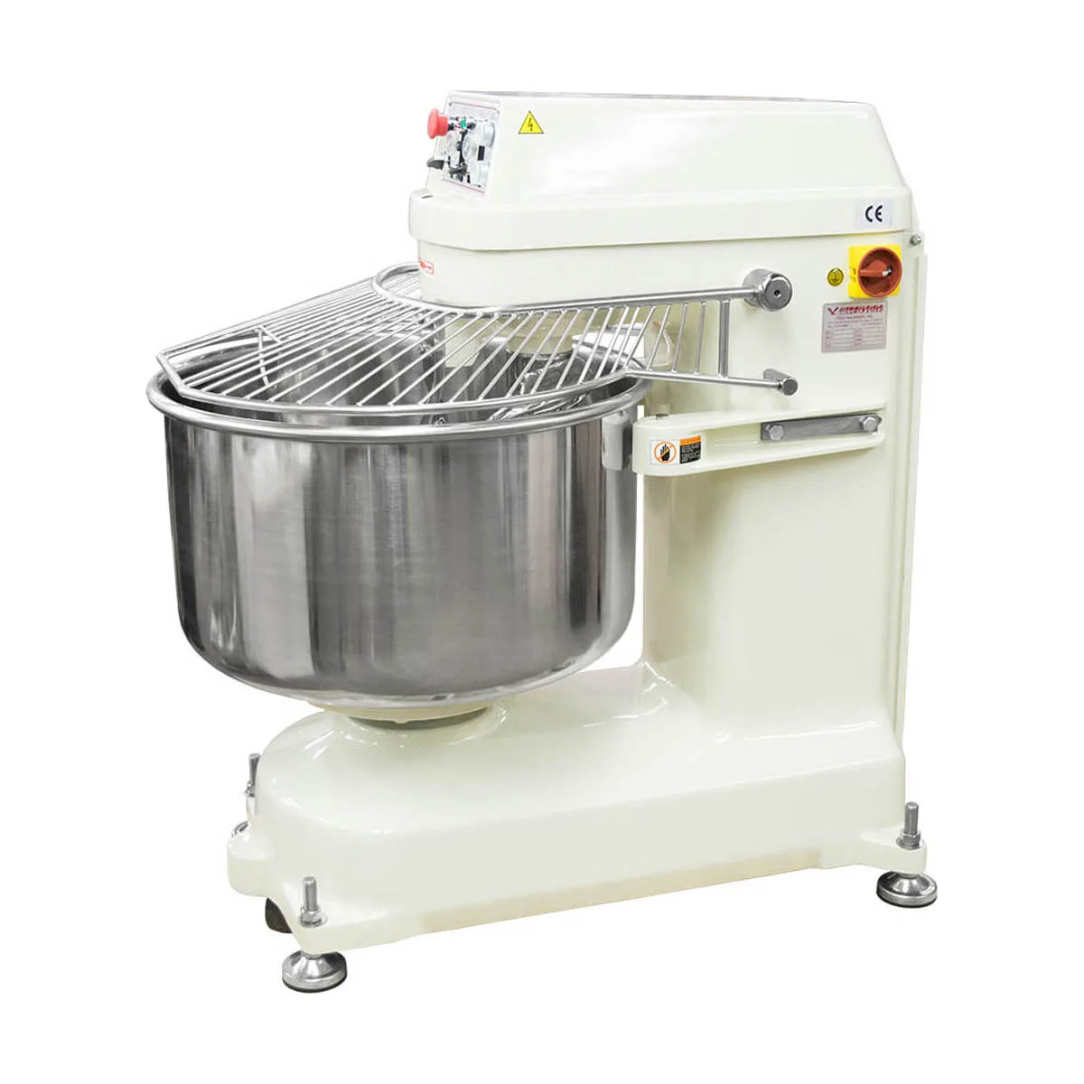 American Eagle AE-4065 Spiral Mixer with 100 qt Fixed Bowl, 2-Speed, 154 lbs Dough Capacity 