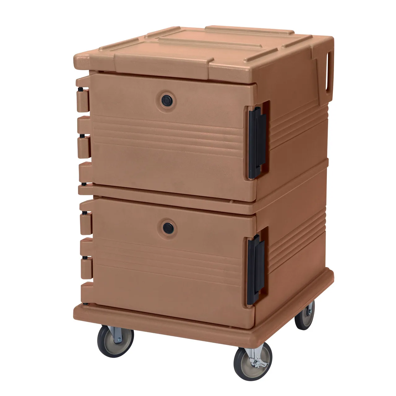 Cambro UPC1200157 Ultra Camcart® Insulated Food Pan Carrier w/ (16) Pan Capacity, Coffee Beige