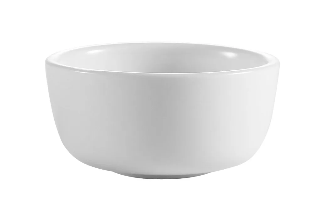 CAC China JB-135-P Clinton Jung Bowl, 13-1/2 Oz, 4-3/4" Dia x 2-1/4" H, Porcelain White - Dozen