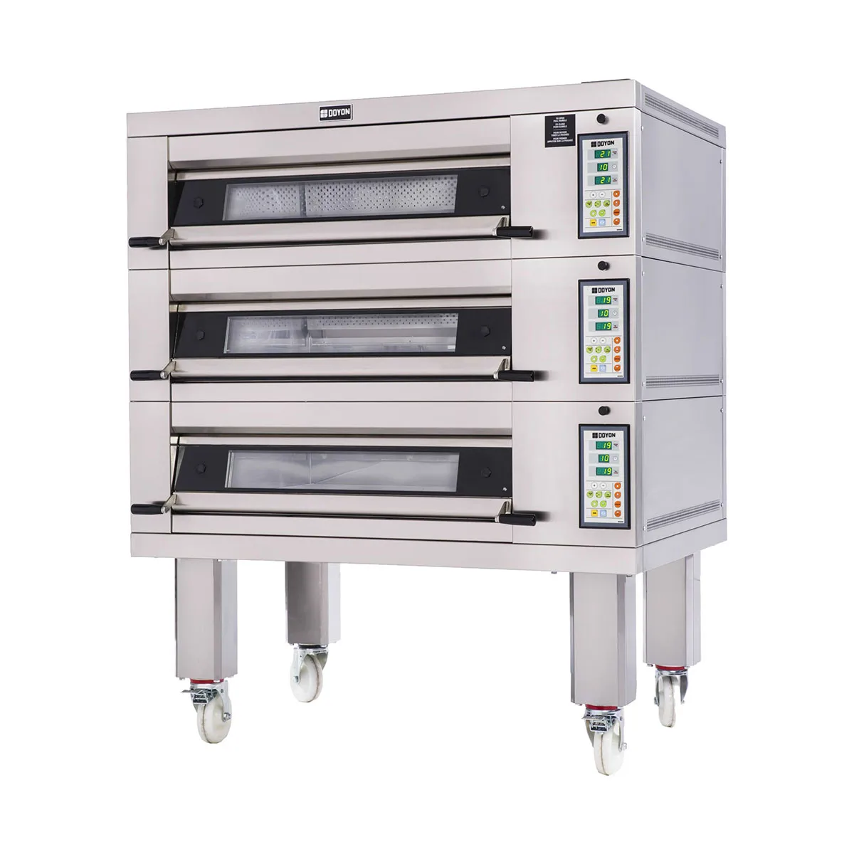 Doyon 2T3 54" Electric Artisan Stone Triple-Deck Oven w/ Stone Heart Deck, 6-Pan Capacity
