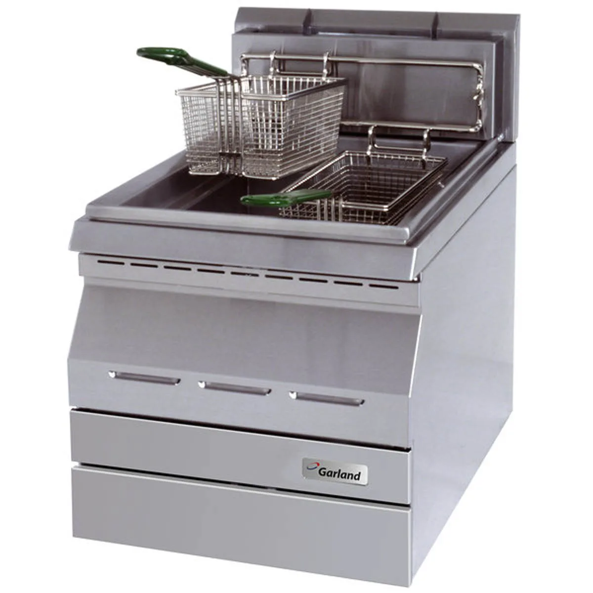 Garland US Range GD-15F Full Pot Countertop Gas Fryer w/ 15 lbs Capacity, LP Gas, 45,000 BTU