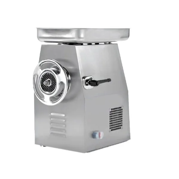 AMPTO MCC32S 3 HP Electric Meat Grinder, 1325 lbs/hr, #32 Hub, 1/4" Plate, 140 RPM, 16"x12" Feed Pan, 304 Stainless Steel