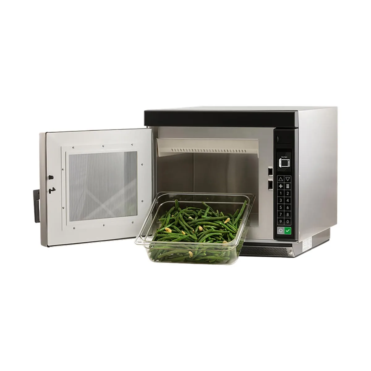 Amana RC30S2 3000W Heavy Volume Commercial Microwave Oven, 1.0 Cu. Ft.,  Push Button, 208/240V
