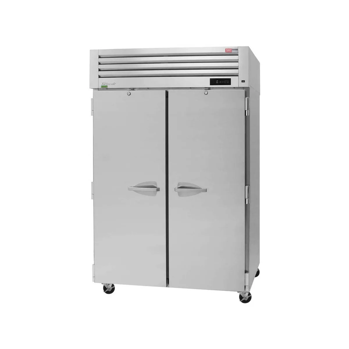 Turbo Air PRO-50F-N 51.75" 2-Solid Door Reach-In Freezer, Top Mounted, 48.36 cu. ft., Stainless Steel