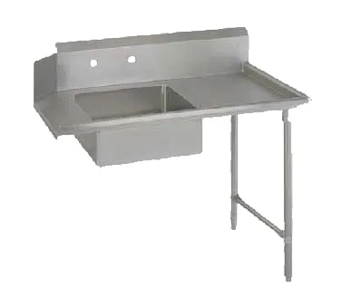 John Boos SDT4-S72SBK-R 72" Straight Soiled Dishtable w/ Right Table, Pre-Rinse Sink, 10" Backsplash