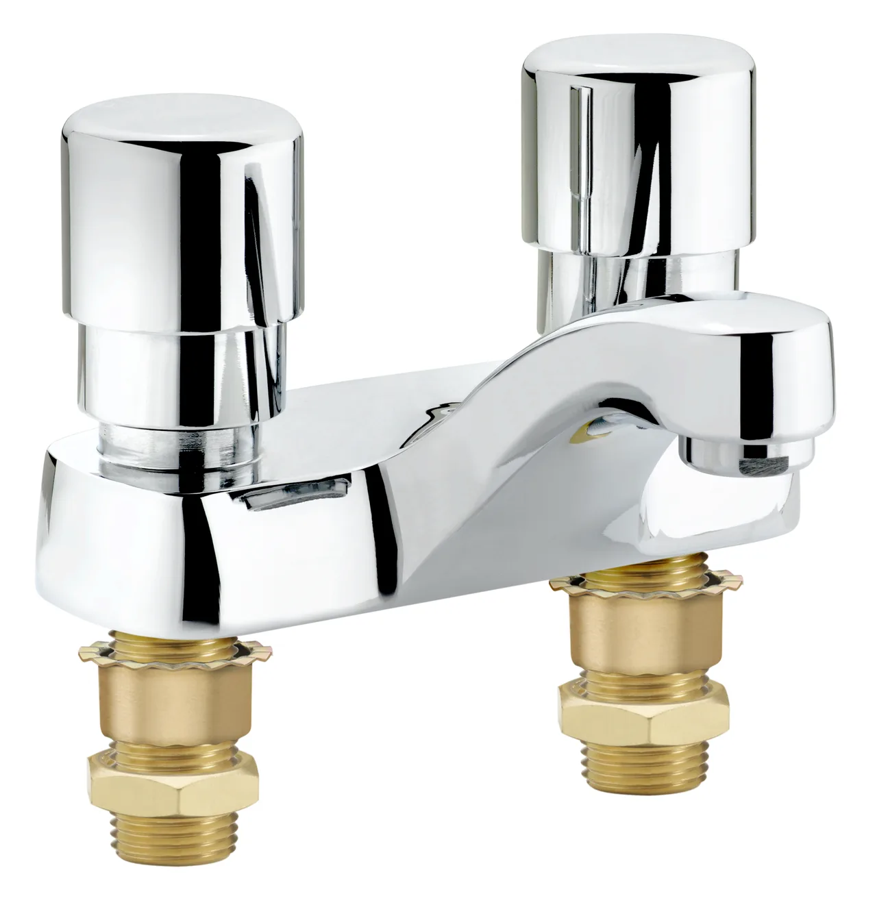 Krowne 16-480L Krowne Royal Series Metering Lavatory Faucet, Deck Mount