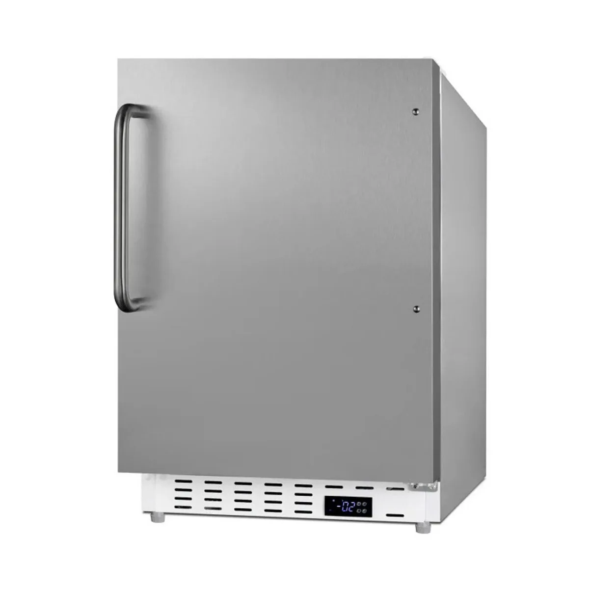 Summit ALFZ36CSS 20" Built-in or Freestanding Undercounter Freezer, Stainless Steel, 2.68 cu. ft.