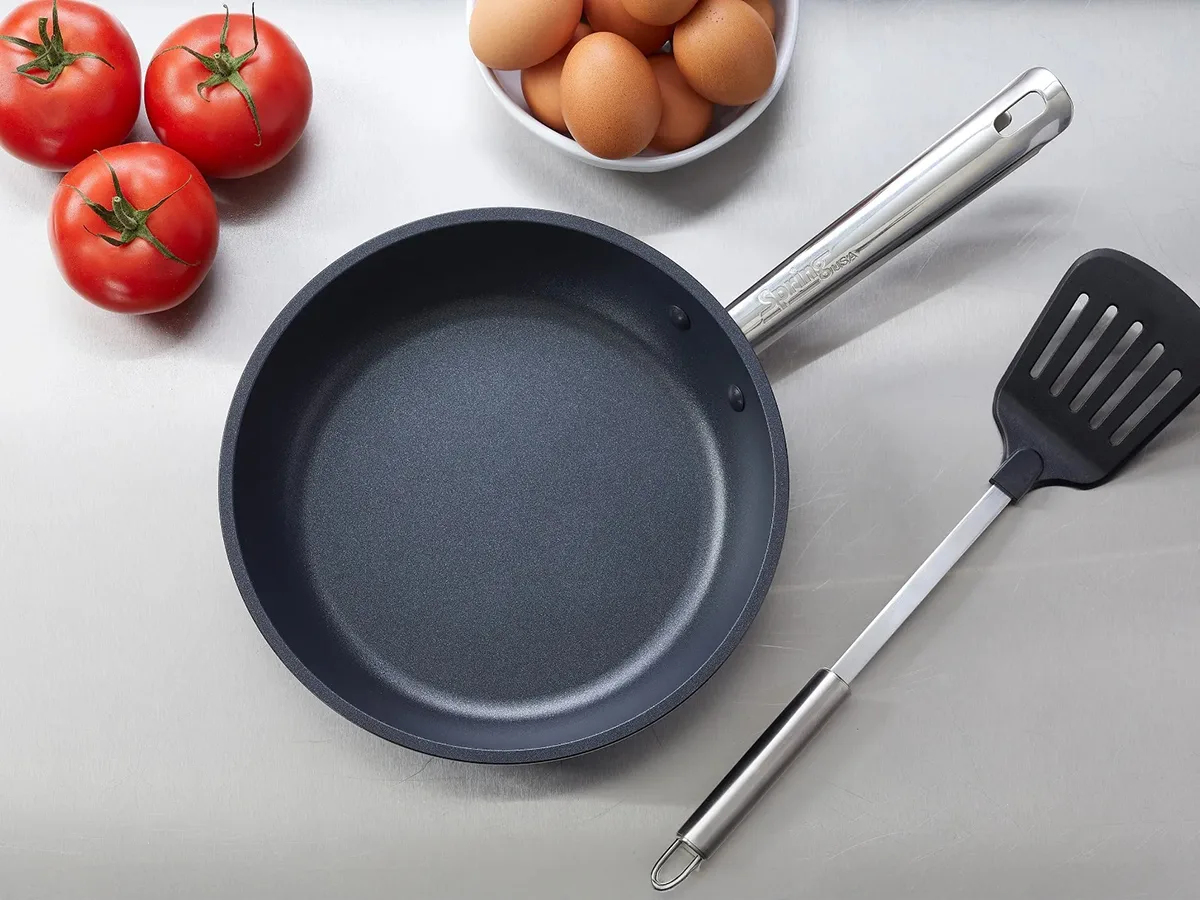 Spring USA 8451-30/24 Endurance Fry Pan, 1.5 Qt (9.5"), Aluminum Non‑Stick Coating, Induction Ready for Gas/Electric