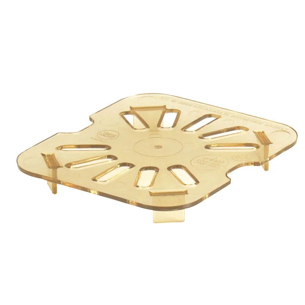 Cambro 60HPD150 H-Pan Drain Shelf, 1/6‑Size Amber Pan, Non‑Stick, -40°F to 300°F, NSF