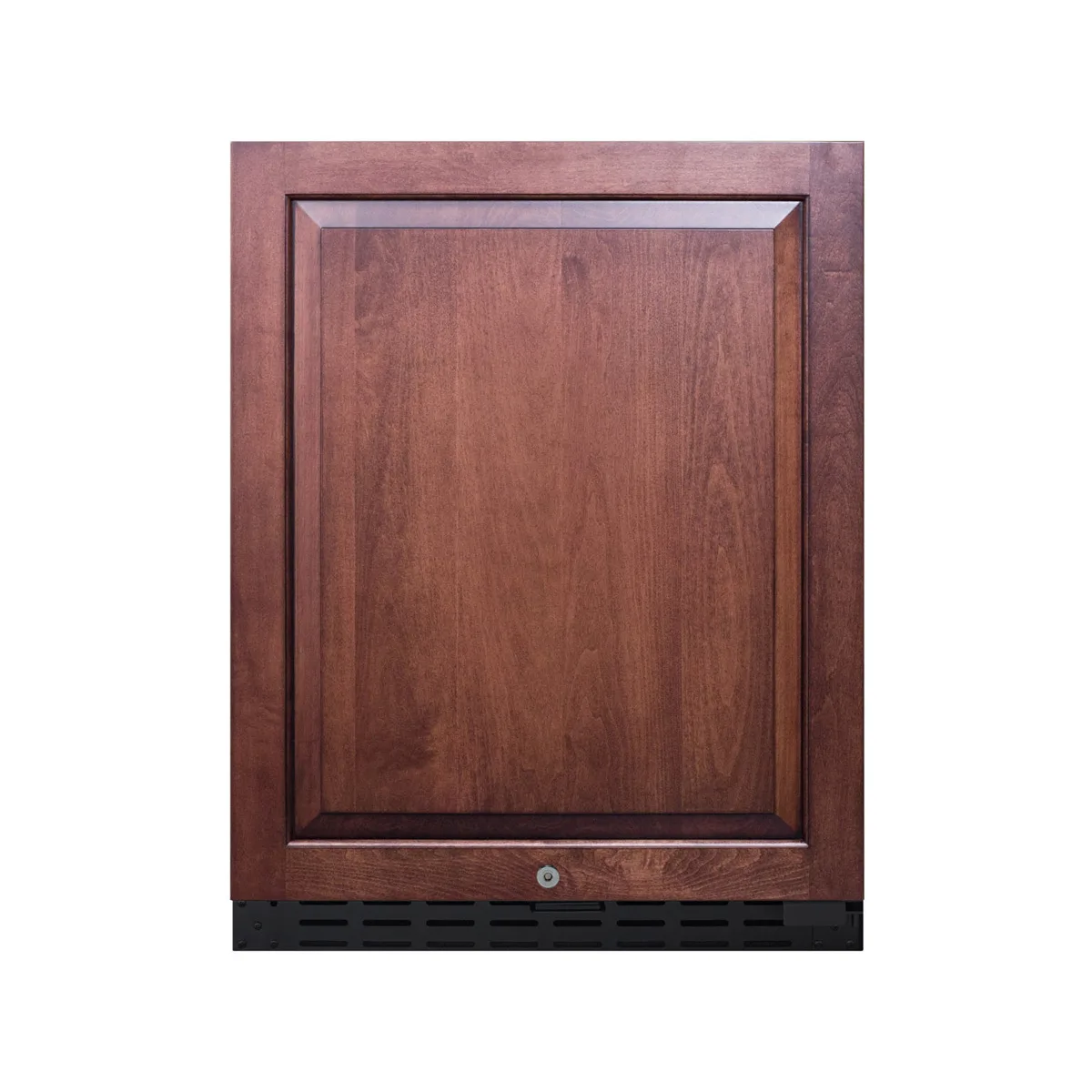 Summit AL55IF 24" Built-in or Freestanding Undercounter Refrigerator in Black, Panel Ready Door, 4.2 cu.ft