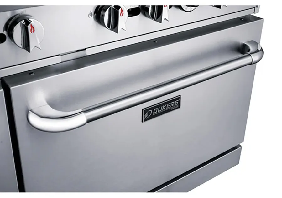 Dukers Appliance Co DCR60-10B 60" Gas Restaurant Range, 10 Burners, 2 Standard Ovens, 400.000 BTU