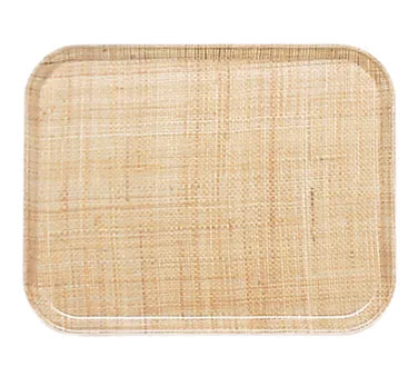 Cambro 926204 Rectangular Tray, 8-7/8" x 25-9/16" x 1", Fiberglass, Wood Color, NSF