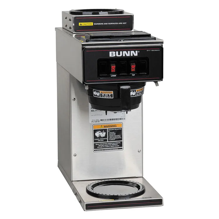 BUNN 13300.0002 Manual Water Fill Coffee Brewer for Decanters Without Hot Water Faucet, Single