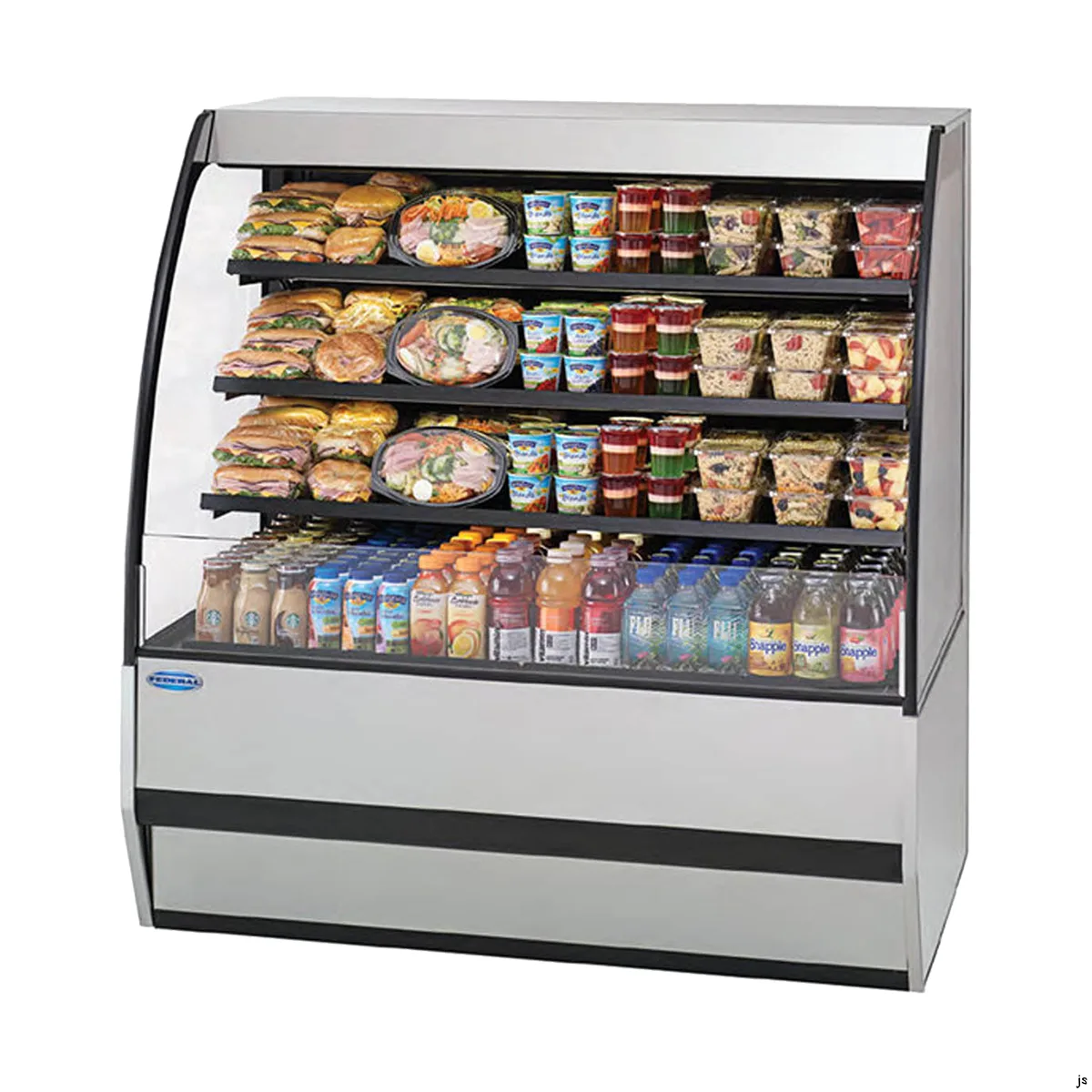 Federal Industries SSRPF3652 36" Self-Serve Refrigerated Prepared Foods Merchandiser
