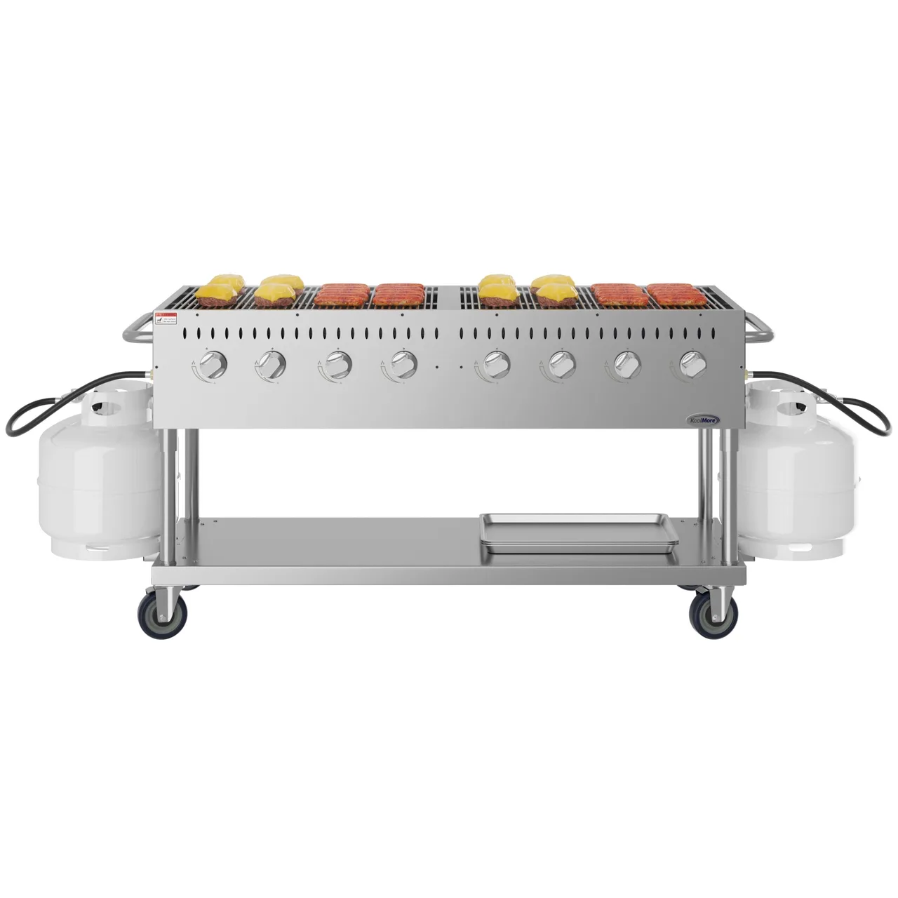 Koolmore KM-CGM-60 60" Outdoor Gas Grill, (8) Burner