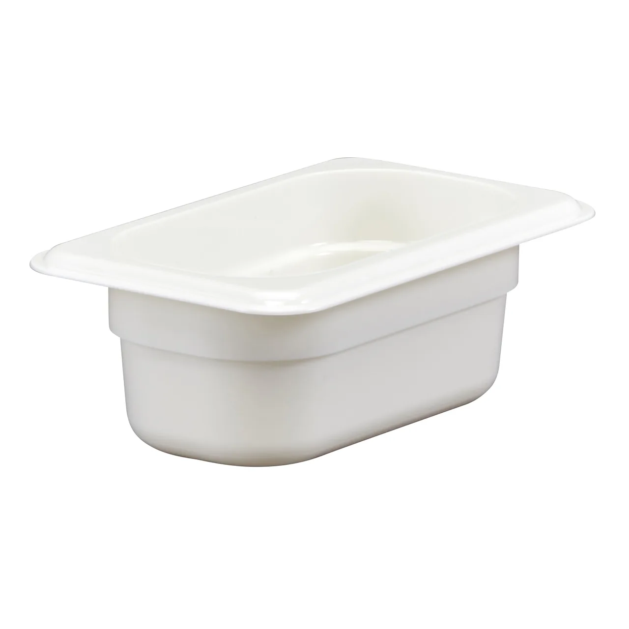 Cambro 92CW148 Food Pan – 1/9 Size, .6 Qt, 2½" Deep, White Polycarbonate, NSF