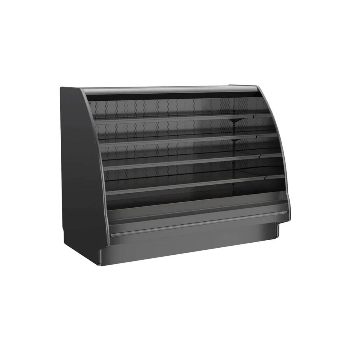 Structural Concepts GHSS460RLB (CURVED) 48" Self-Serve Refrigerated Open Air Merhandiser, Remote DX Refrigeration