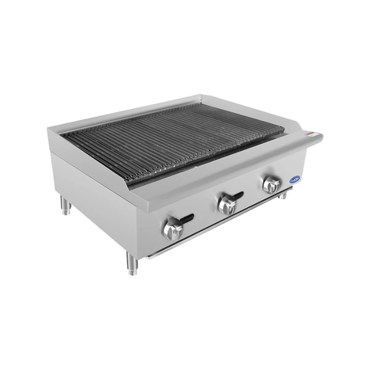 Atosa USA ATRC-36 36" Countertop Gas Radiant Charbroiler w/ (3) Burners, 105.000 BTU