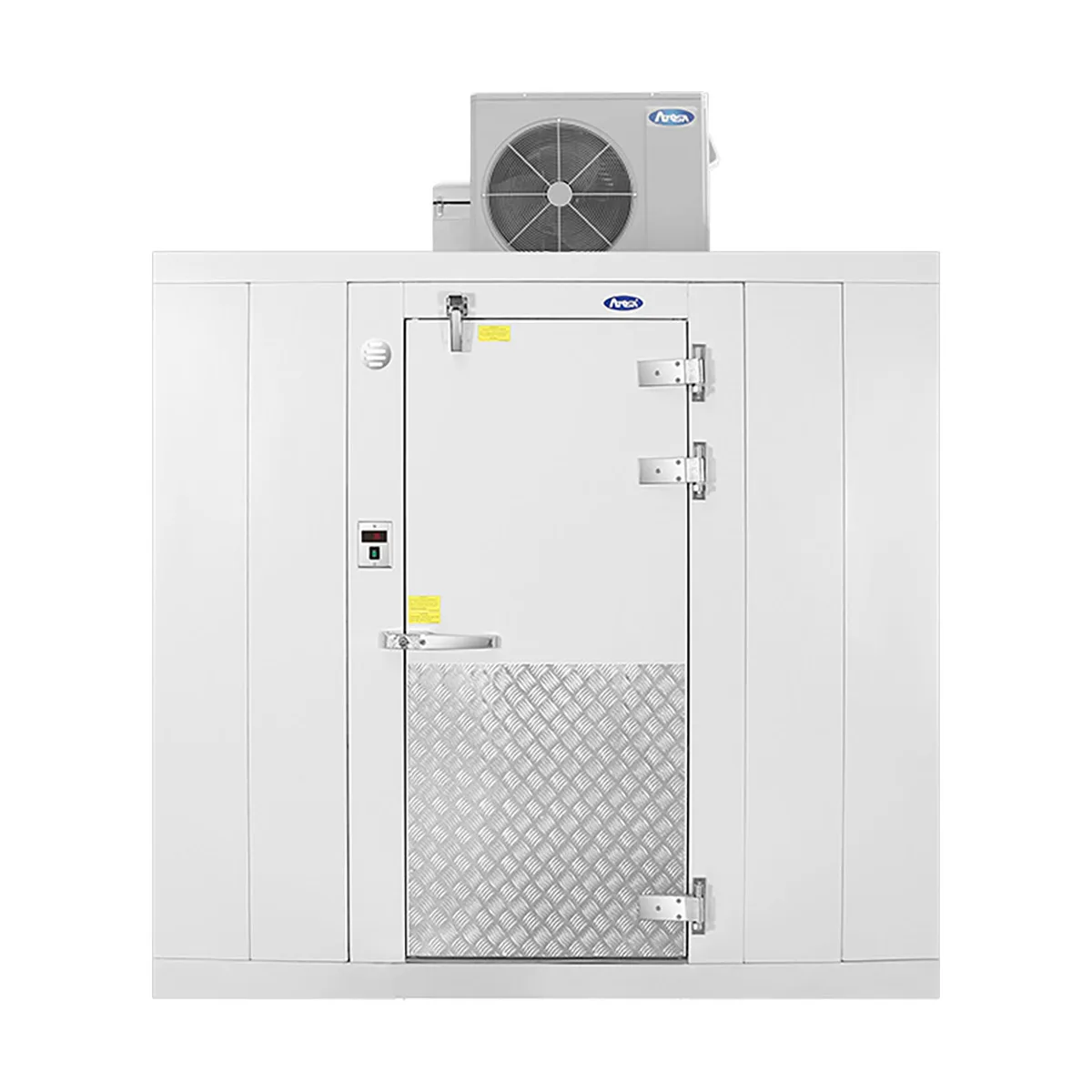 Atosa USA AWC1010TF-IL/IR Indoor 10'X10' Walk-In Cooler with Floor, Self-Contained