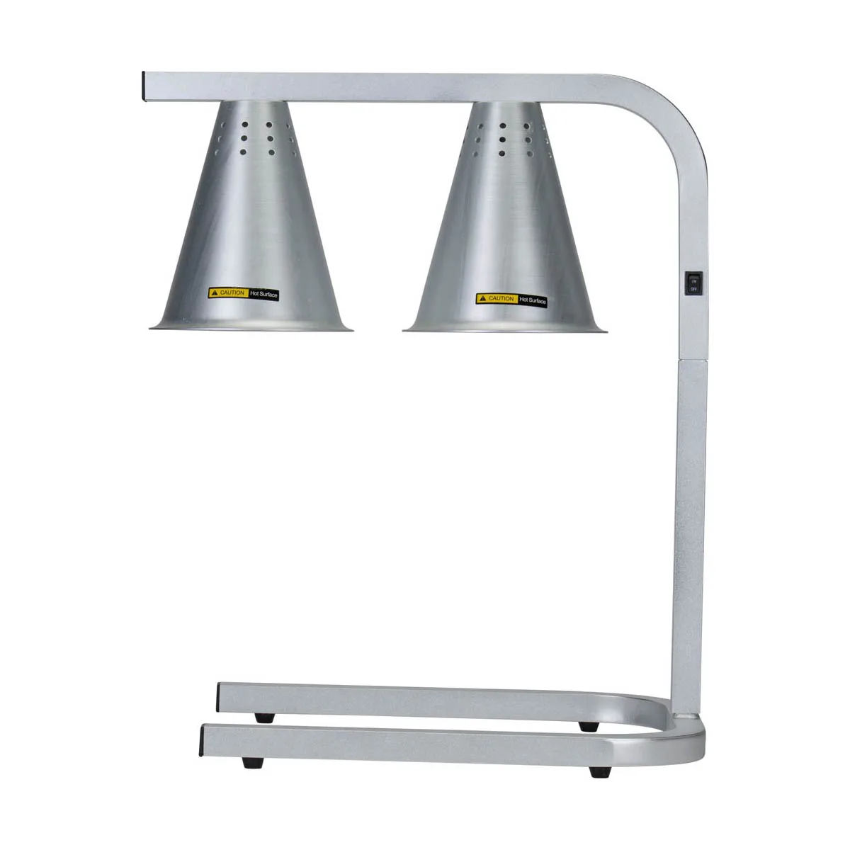 Adcraft HL-2 Freestanding C-Frame Two Bulb Heat Lamp w/ Adjustable Arm, 120V, 250W Per Bulb