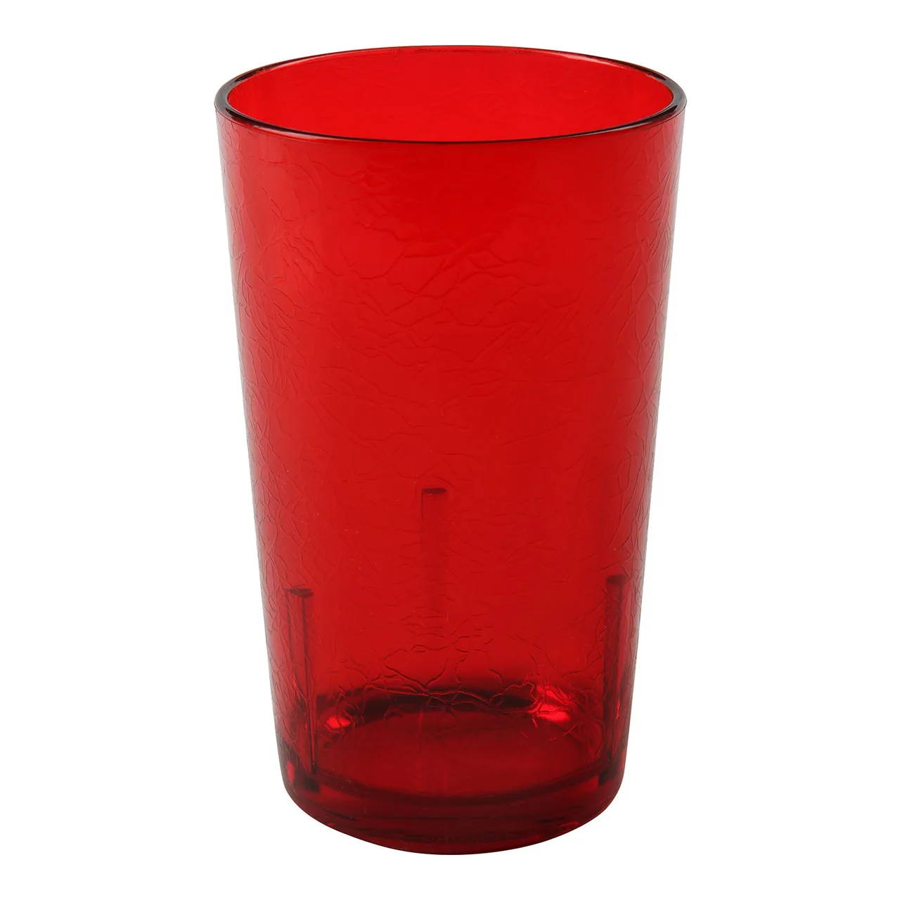 Cambro D12156 - Del Mar Tumbler, 12 oz, 2-15/96" Top, Ruby Red Finish, SAN Plastic, Stackable