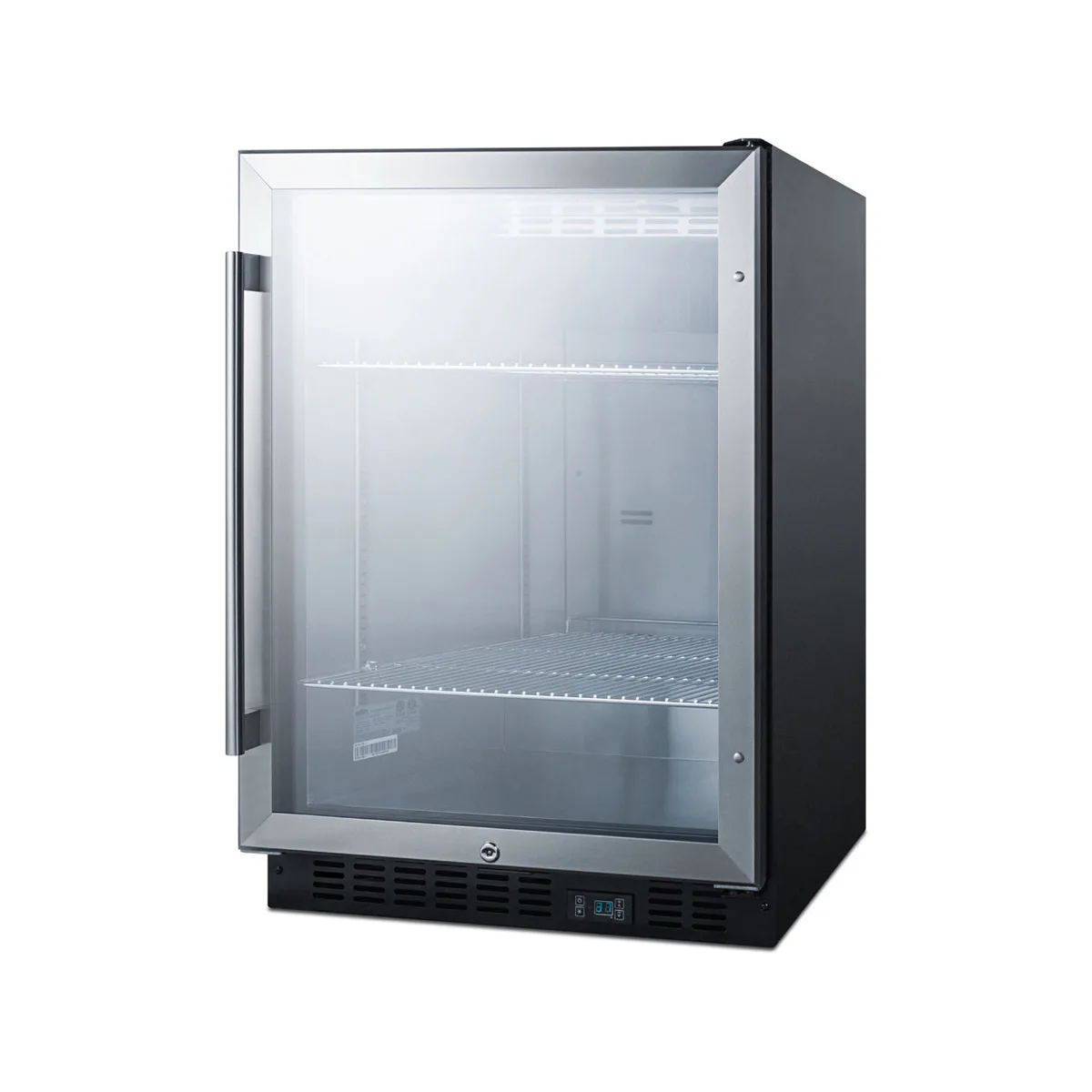 Summit SCR610BL Countertop Beverage Merchandiser Refrigerator in Black, 5.0 cu. ft.