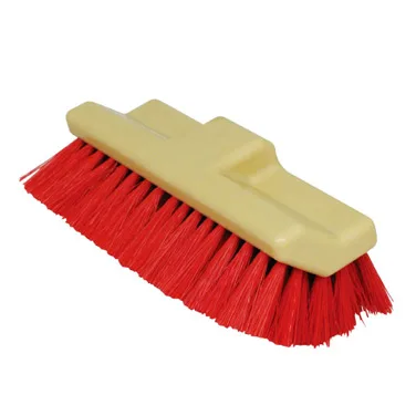 Winco BRF-10R Red 10" Floor Brush Head