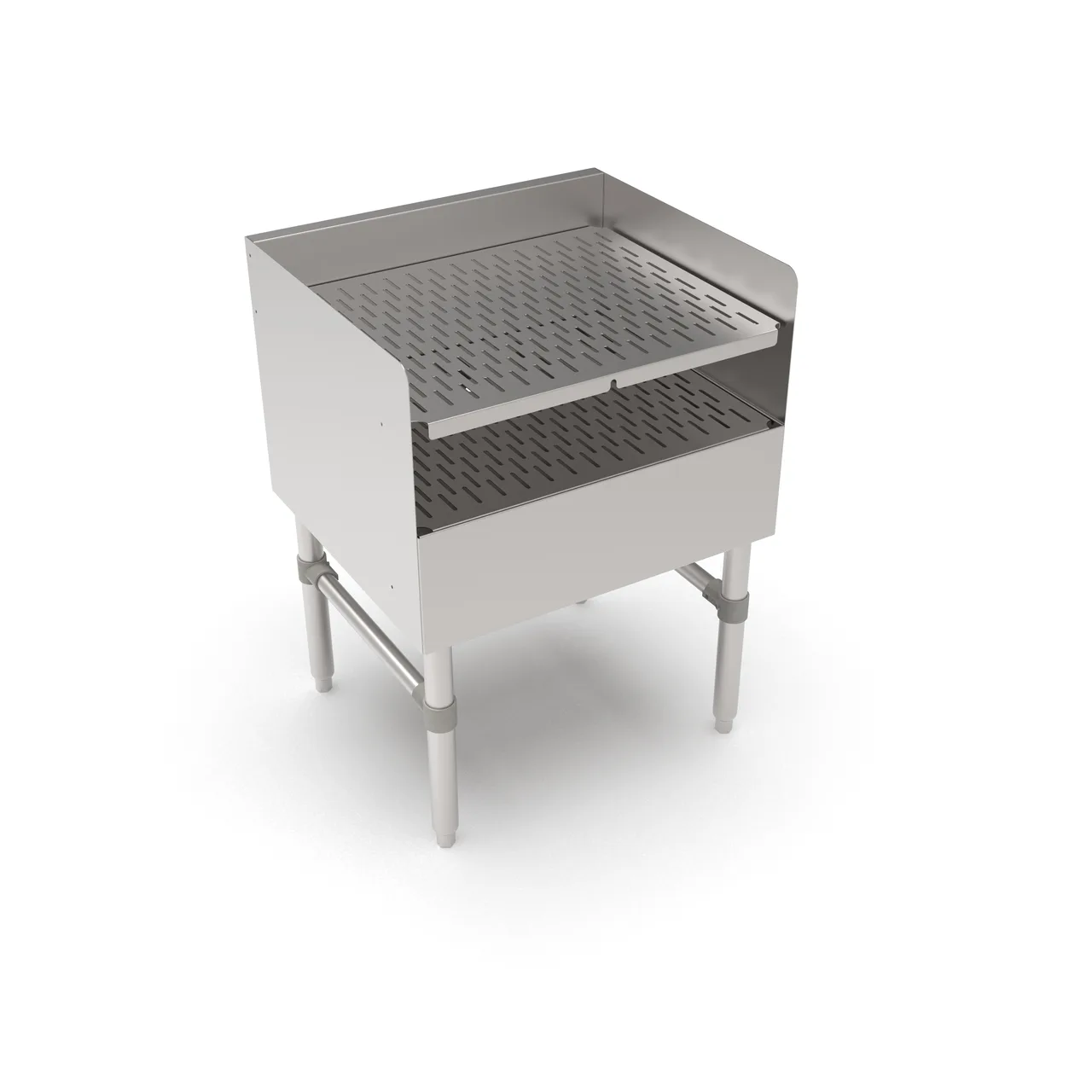 John Boos UBDBR-2112 Underbar Drainboard Recessed, Freestanding