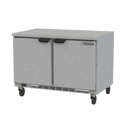 Beverage Air WTF48AHC-FLT 48" 2-Section Worktop Freezer w/ 2 Doors, 11 cu. ft.