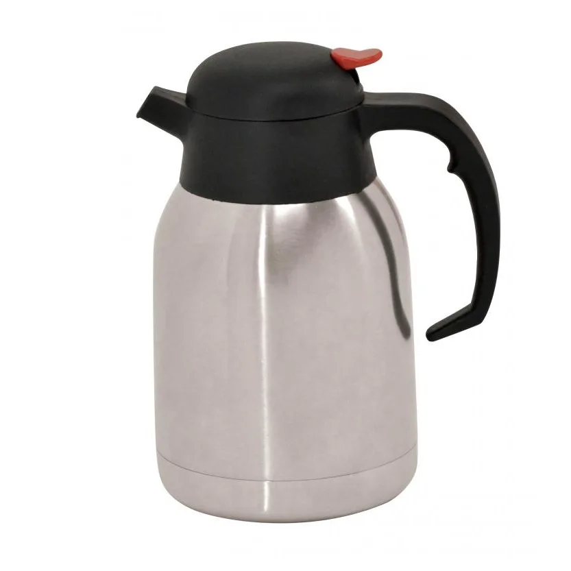 Omcan USA 40564 Thermal Carafe Server, 1.5‑Liter (50.7‑66 oz) Double‑Wall Stainless Steel