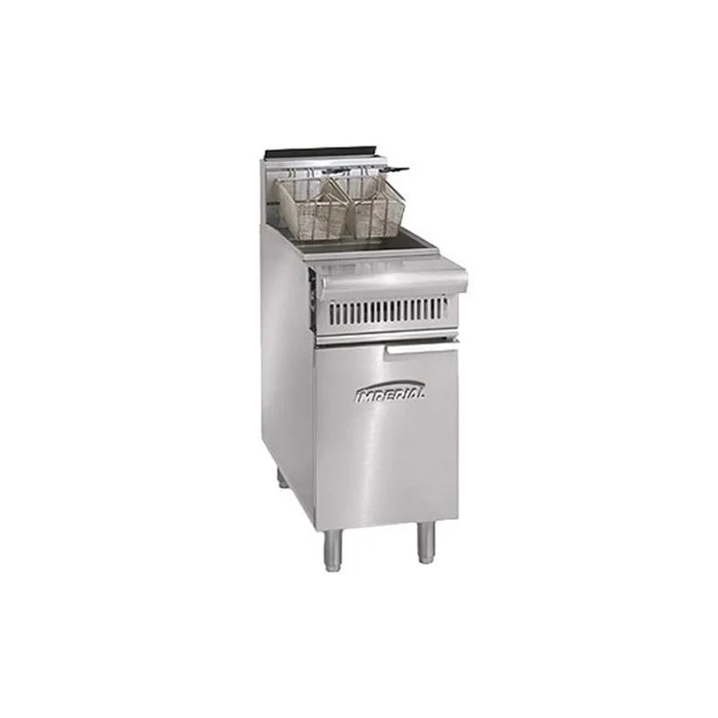 Imperial IHR-F-DS-75 Heavy-Duty Fryer Dump Station w/ Storage Cabinet, 4" Top Draining Section